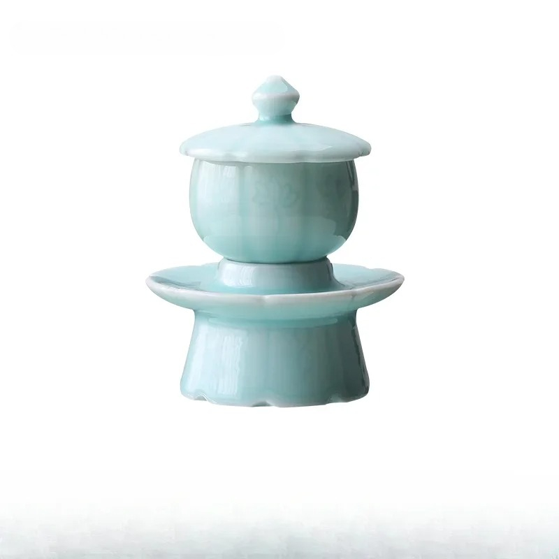 Copo de Cerâmica Celadon com Á - Celadon Ceramic Cup avaliação e preço