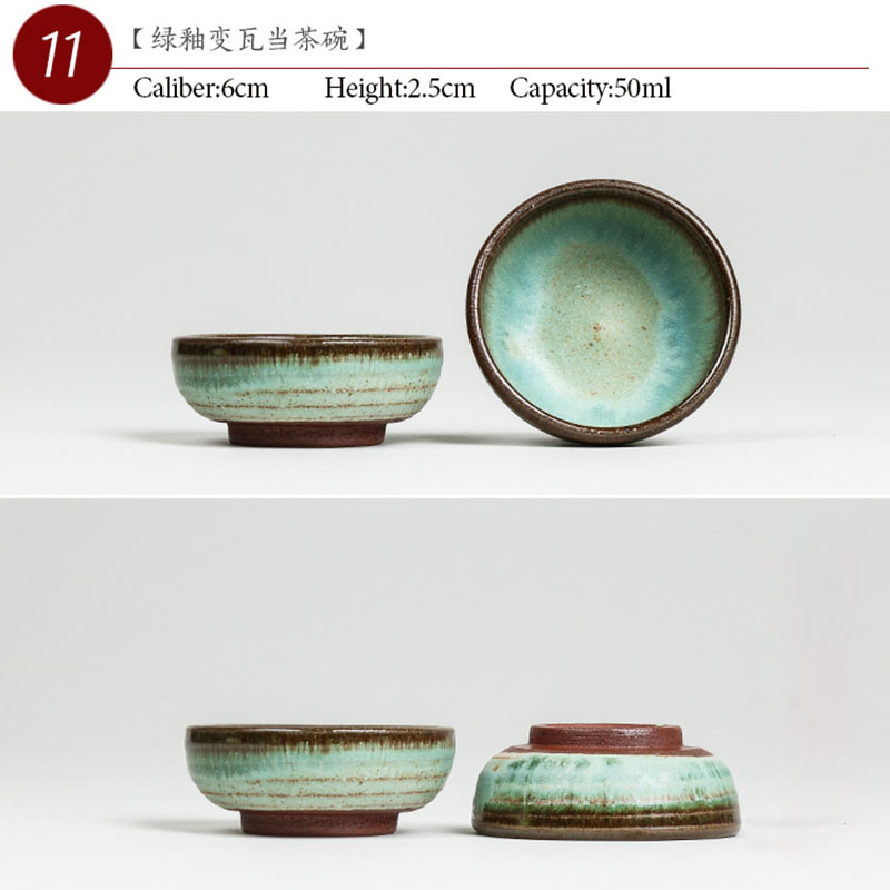 No.011 xícara de chá de cerâmi - Celadon Ceramic Cup avaliação e preço